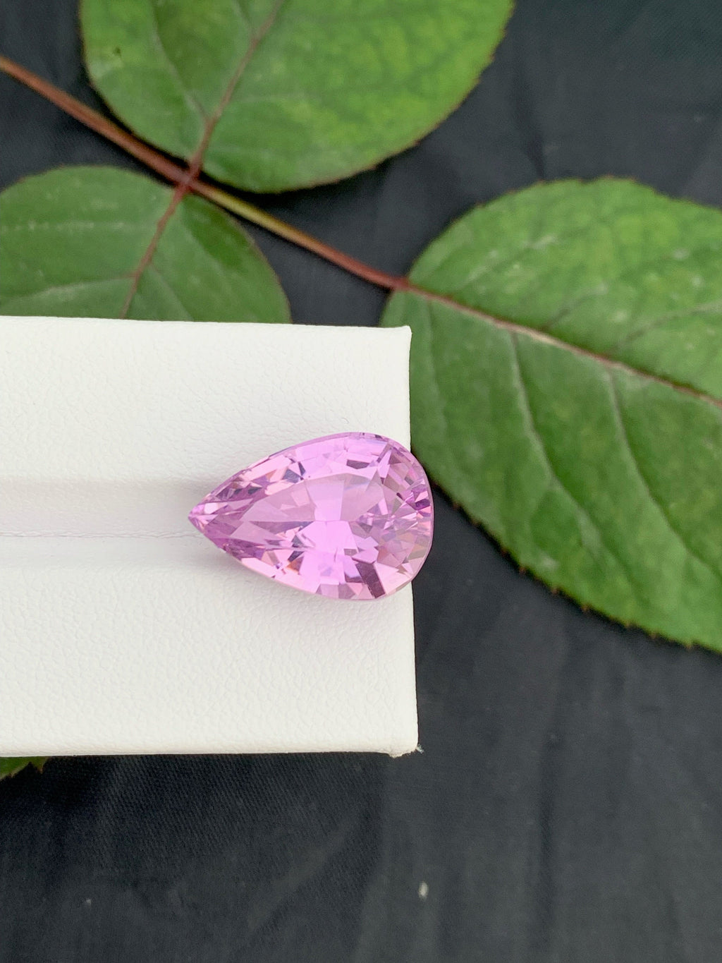 Pear Shape Pink Kunzite Gemstone: Natural November Birthstone, 14.65 CT