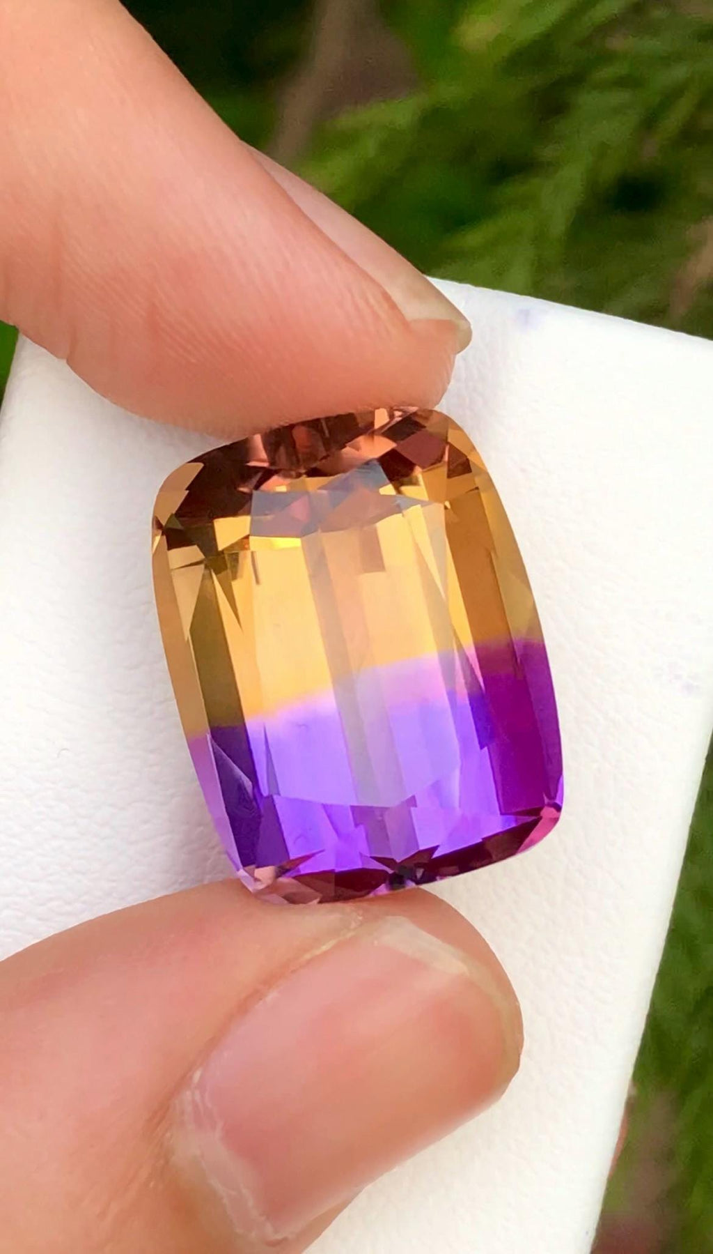 Bi-Color Ametrine 23.50 ct Cushion Cut – Gemstone from Brazil