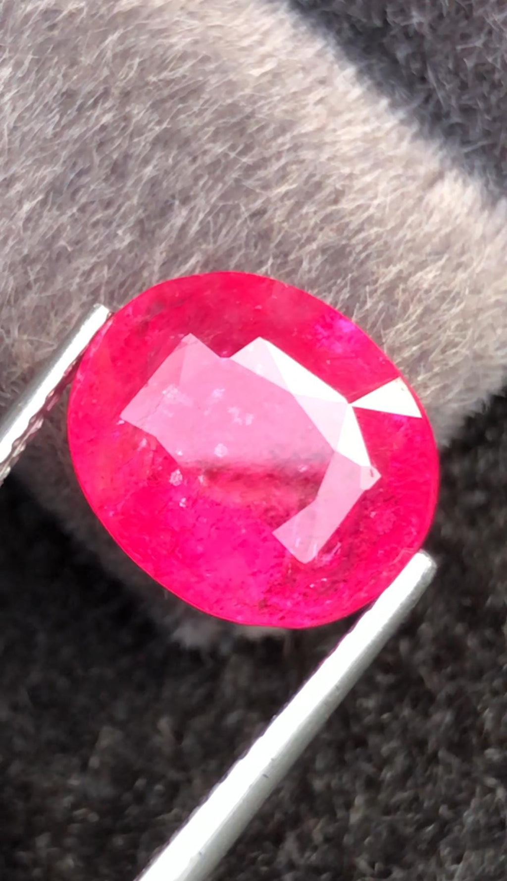 Certified Mahenge Spinel 4.46 Cts Reddish Pink Vibrant Natural Spinel