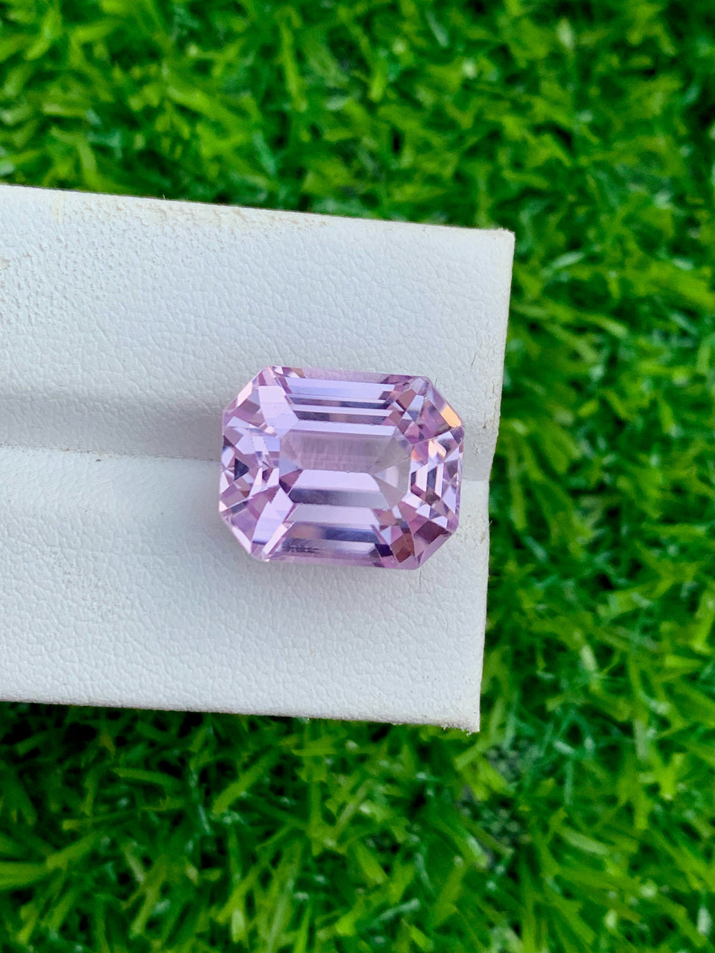 AAA Pink Kunzite Gemstone: Emerald Cut, 17.15 CT, November Birthstone