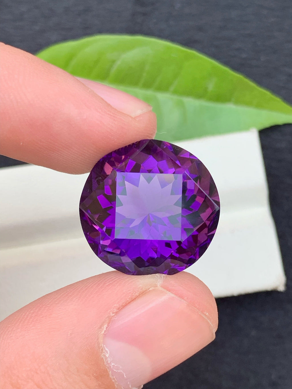 Fancy Cut Natural Amethyst Loose Gemstone - 33 carats