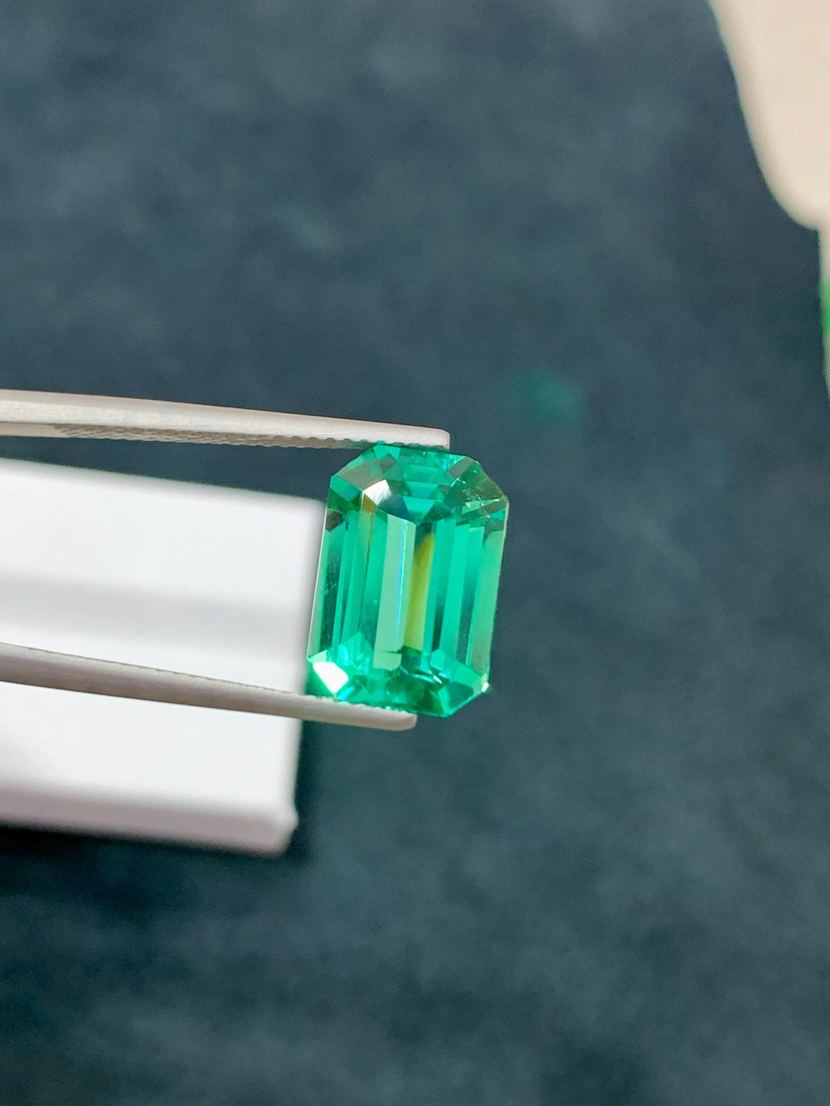 Hiddenite 8.45ct Octagonal Emerald Cut Gemstone from Afghanistan