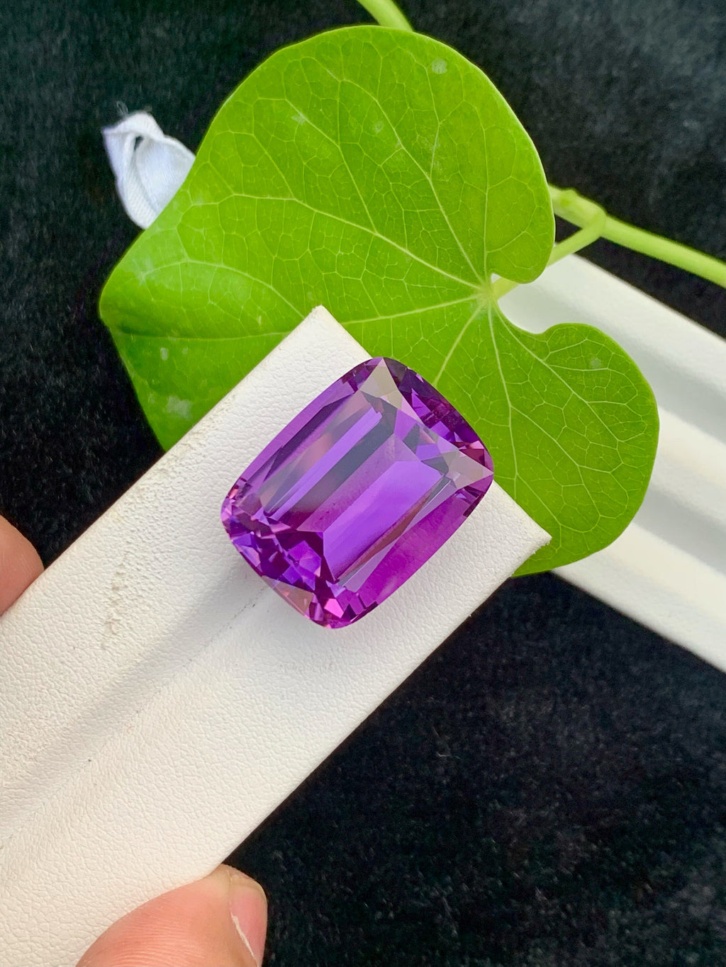 Natural Purple Amethyst Stone: 40.90 CT Cushion Cut Gemstone