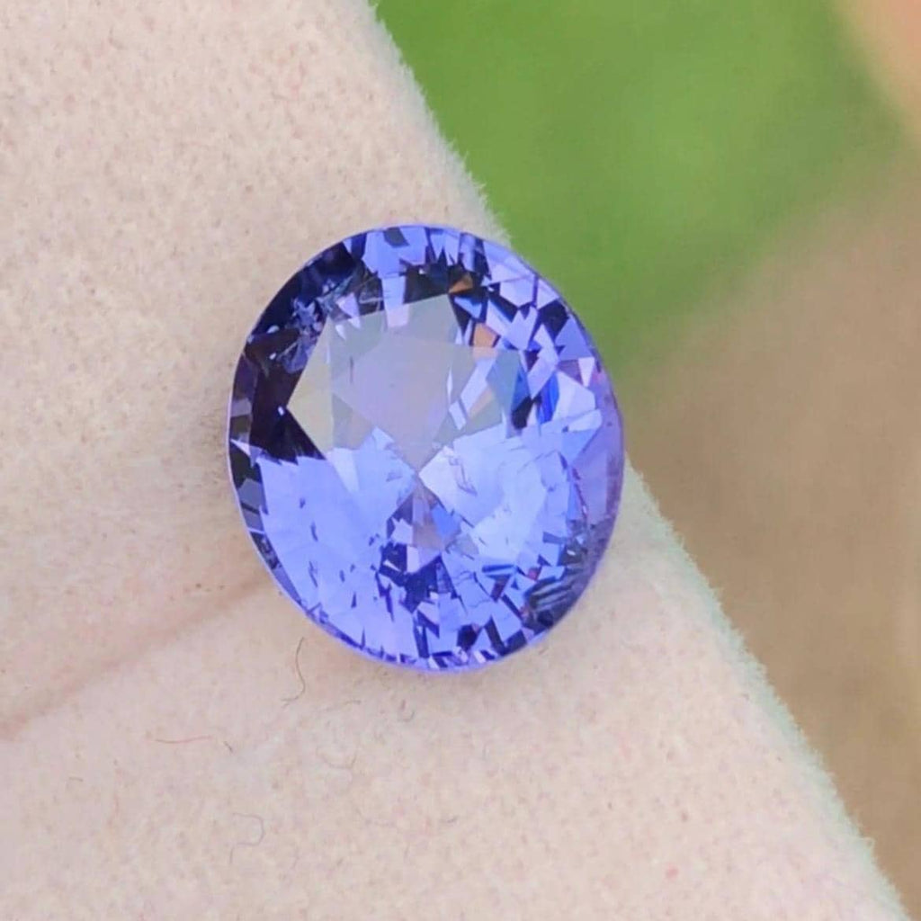 Color Change Spinel 2.99ct Oval Faceted Cut – Color-Change Blue to Purple with Certificate.