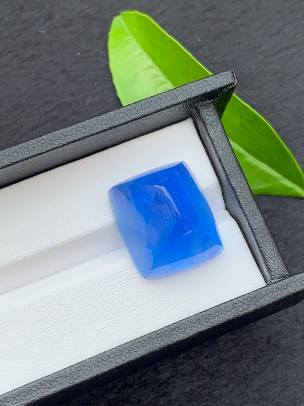 Deep Blue Aquamarine Sugar Loaf Cabochon: 30 Carat March Birthstone