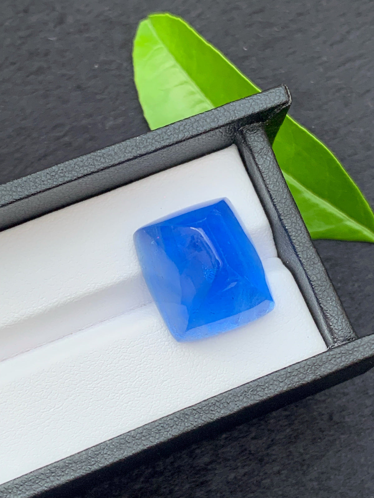 Deep Blue Aquamarine Sugar Loaf Cabochon: 30 Carat March Birthstone