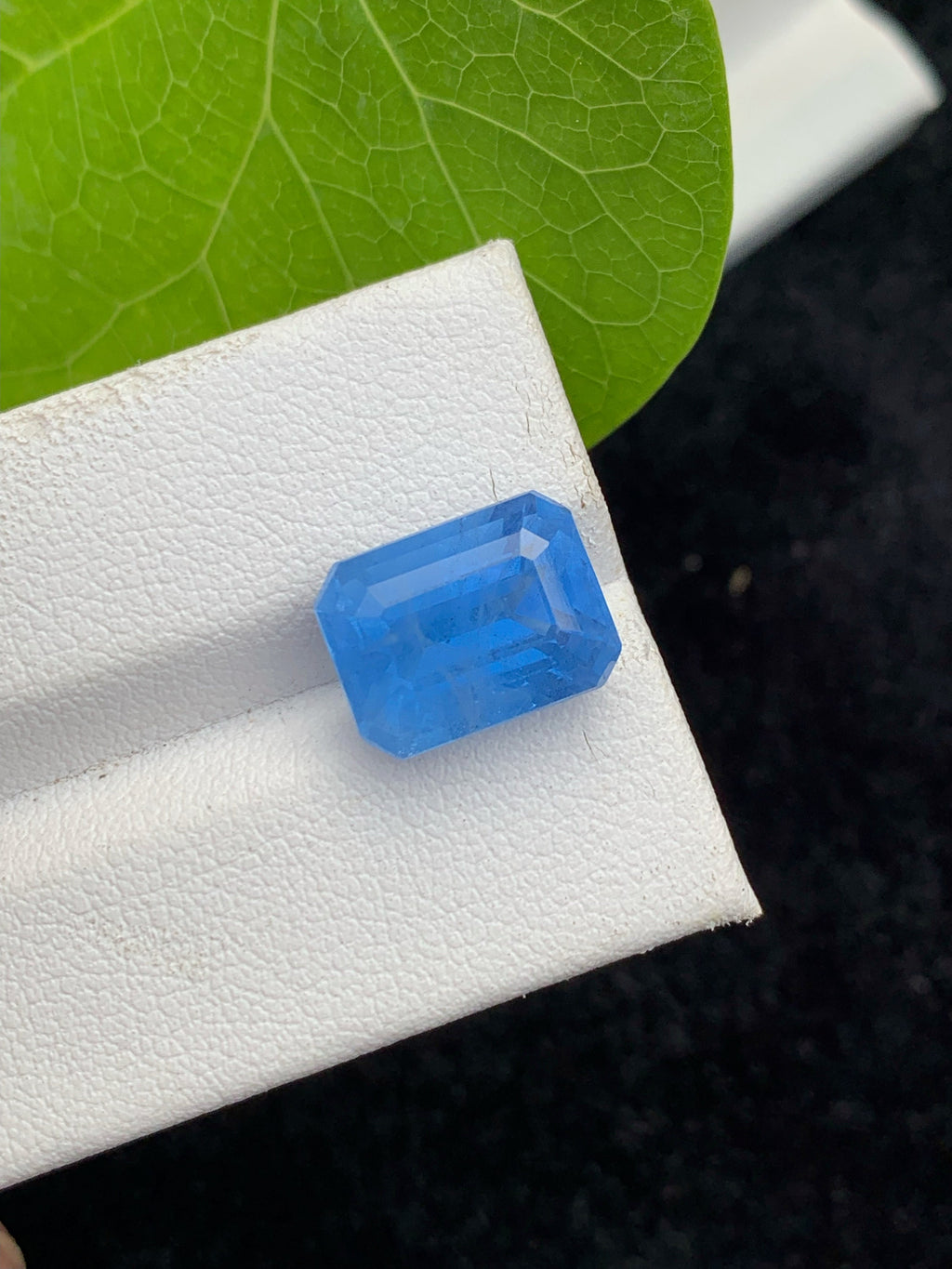 Santa Maria Aquamarine Gemstone: Emerald Cut Deep Blue Beryl, 6.15 CT