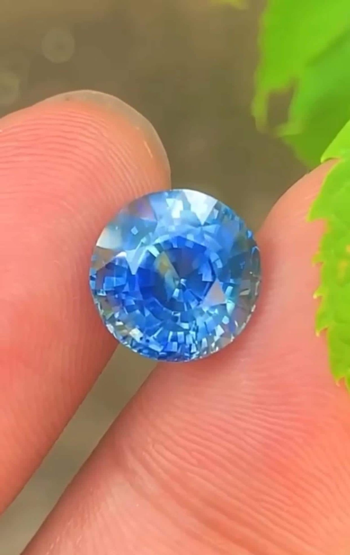 Cushion Cut Blue Sapphire Gemstone 6.37 CT - Ring Stone