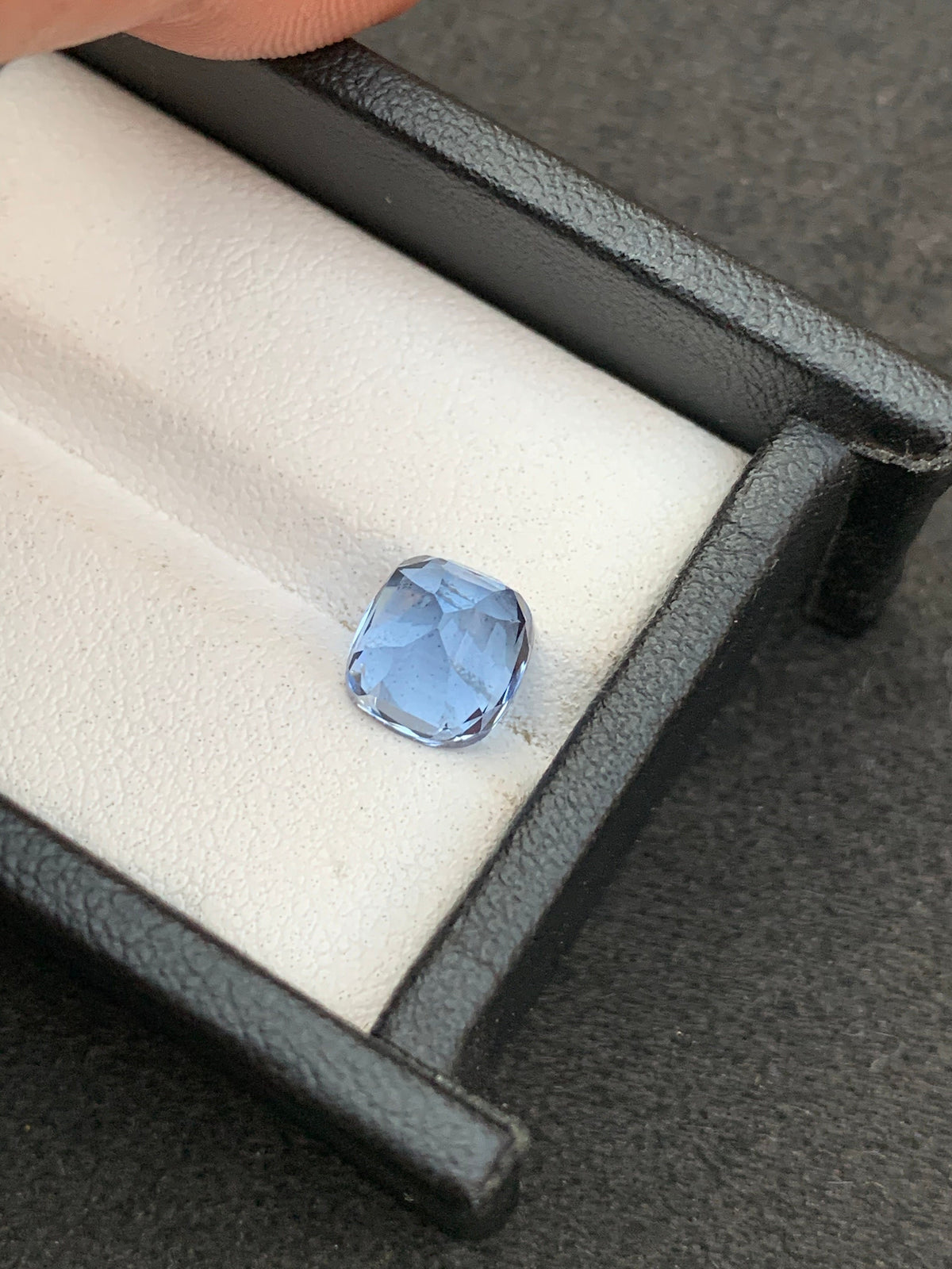 Santa Maria Blue Aquamarine Gemstone: Cushion Cut, March Birthstone (2.70 Carats)
