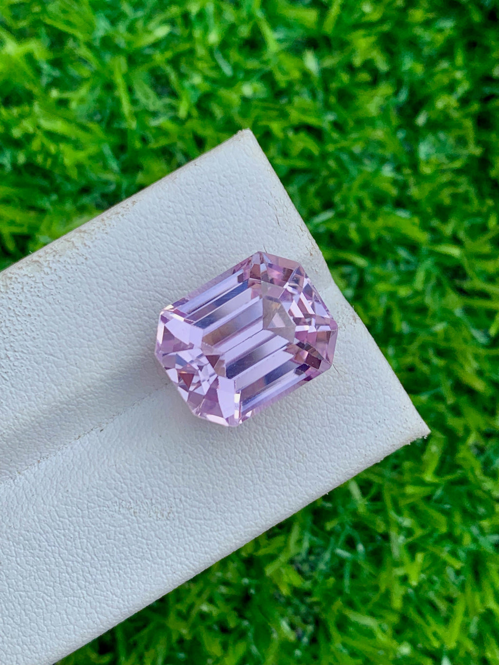 AAA Pink Kunzite Gemstone: Emerald Cut, 17.15 CT, November Birthstone