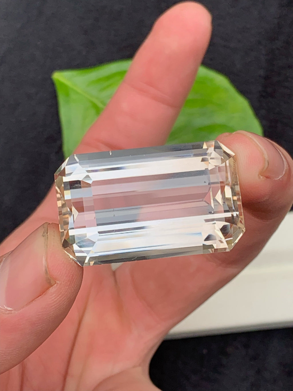 Natural Golden Topaz Gemstone: Emerald Cut, 113.95 Carats