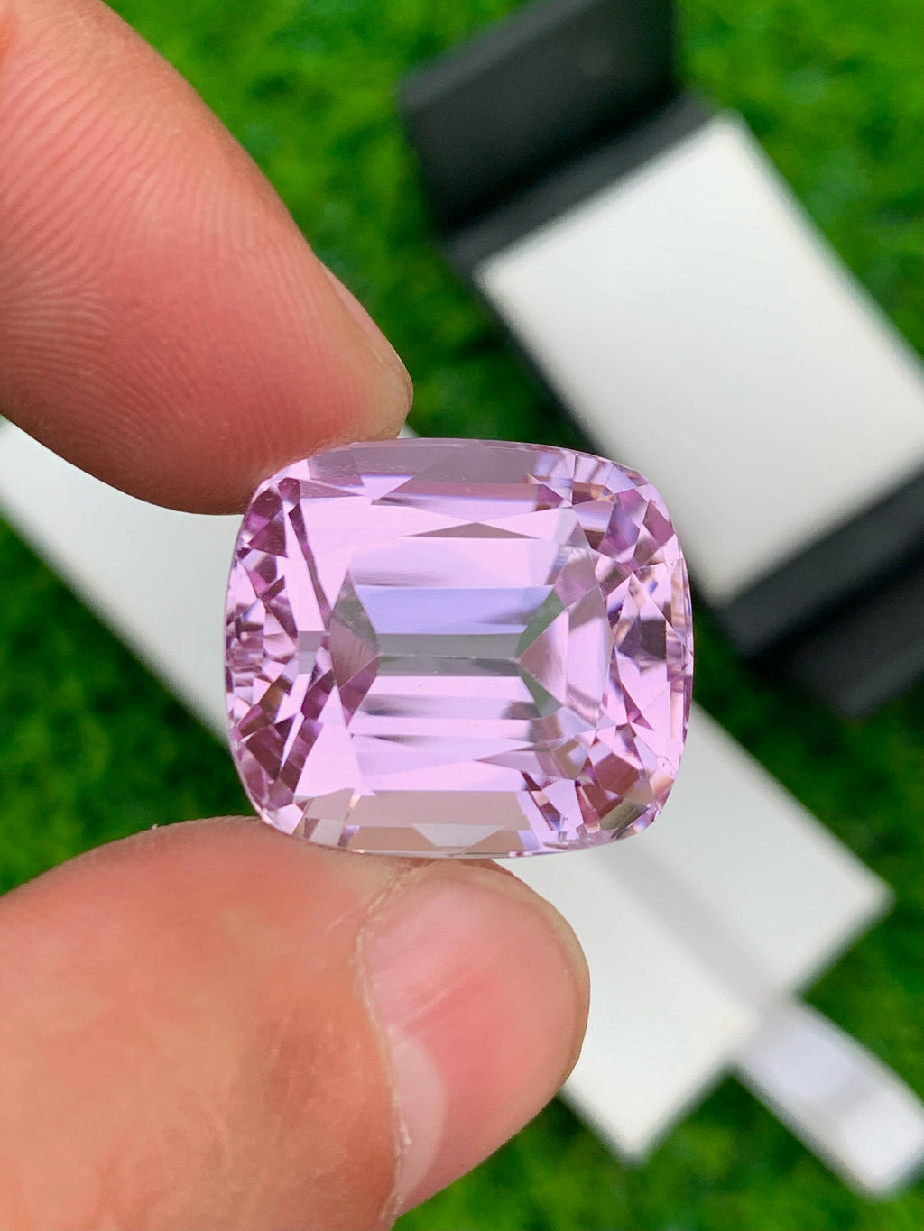 Pink Kunzite Stone For Jewelry Making, Faceted Kunzite Gemstone, 43.10 CT