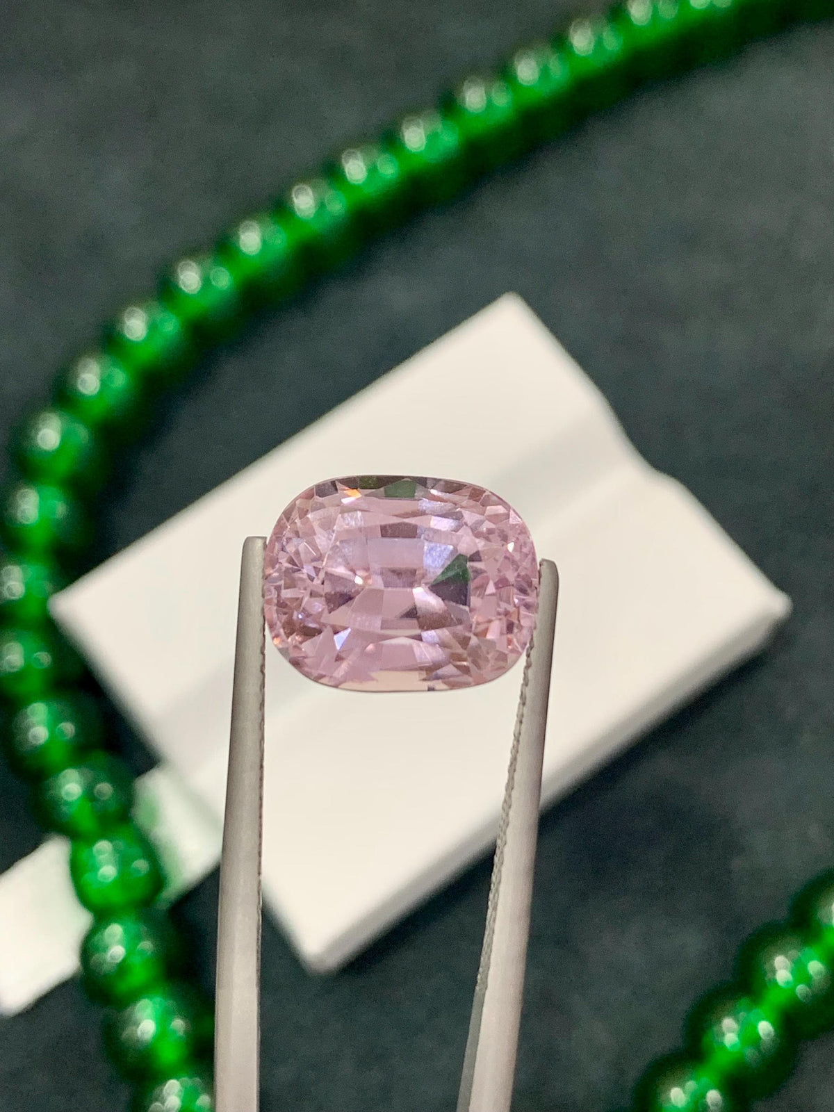Pink Kunzite 9.30ct Oval Cut Gemstone from Afghanistan