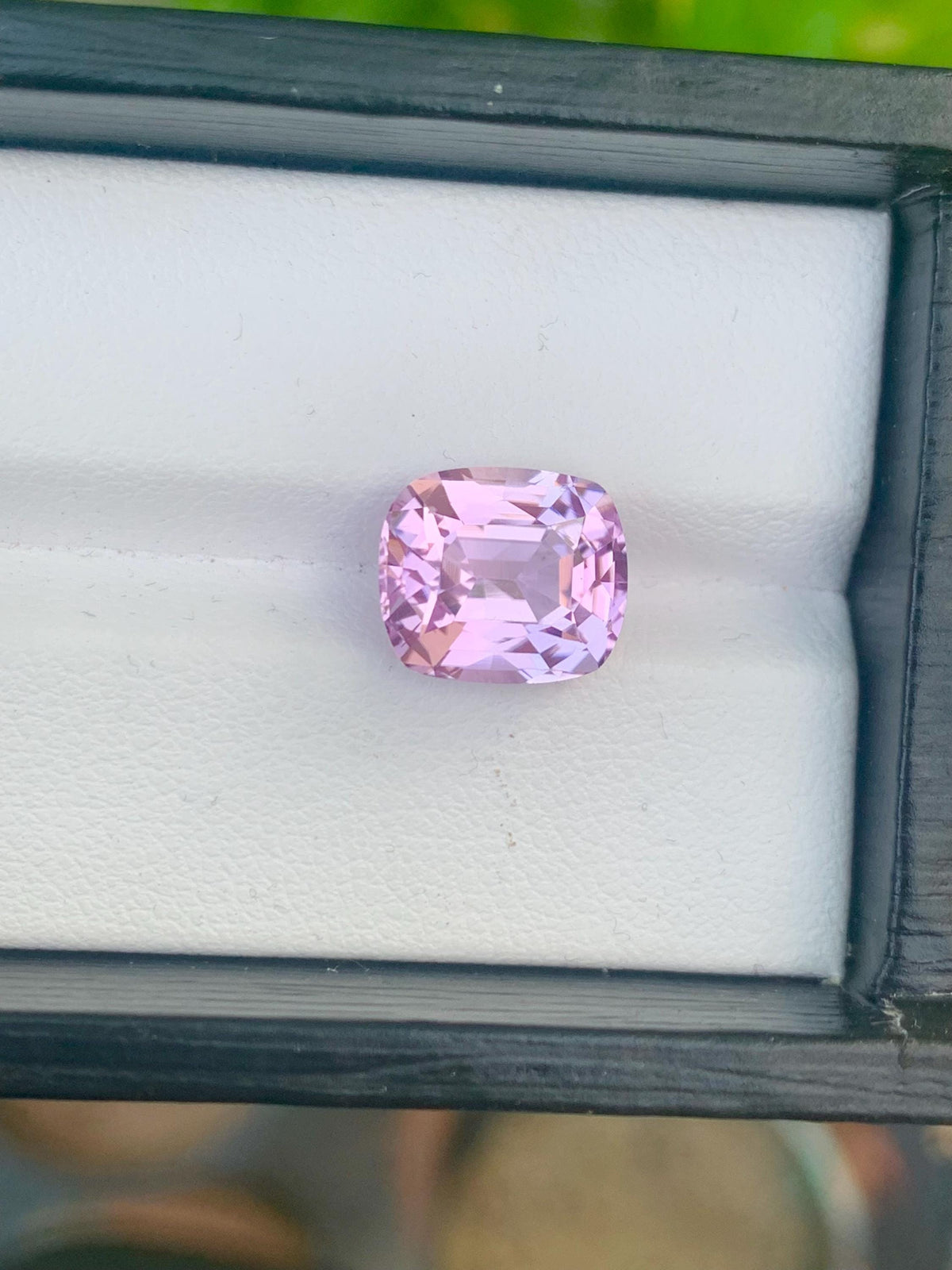 Cushion Cut Pink Kunzite Gemstone: Natural Afghanistan Gem (6.30 Carat)