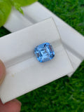 Santa Maria Blue Aquamarine: 3.65 CT VVS Cushion Cut Gemstone