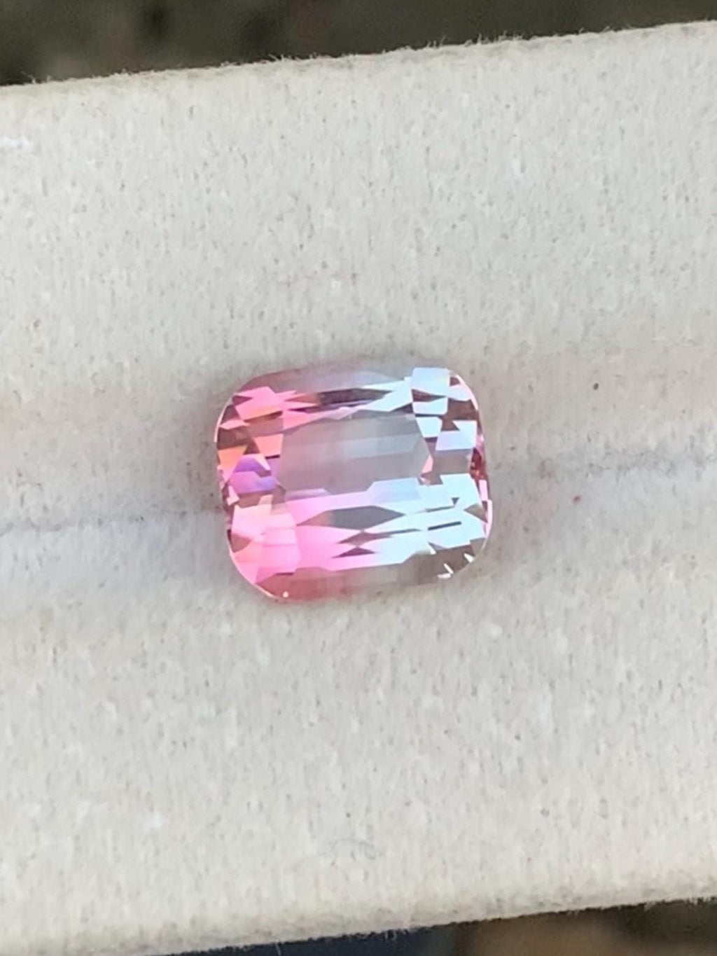 Bi-Color Tourmaline 4.30ct Cushion Cut Afghanistan