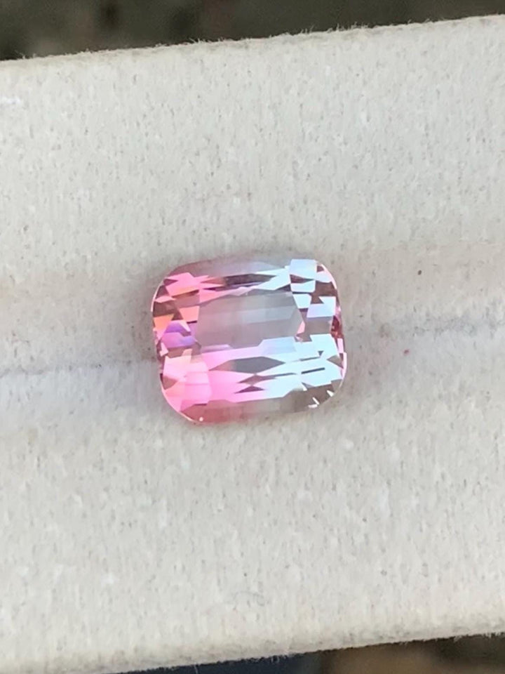 Bi-Color Tourmaline 4.30ct Cushion Cut Afghanistan