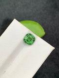 Green Tourmaline Gemstone: 1.60 CT Cushion Cut, Afghanistan