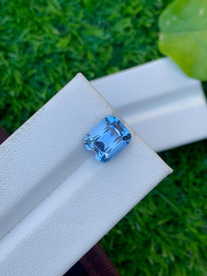 Santa Maria Aquamarine Gemstone: 3.55 CT Cushion Cut Stone