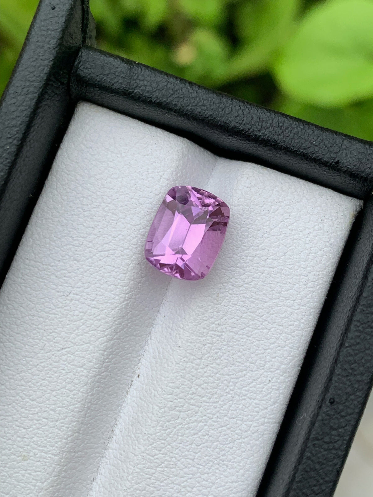 4.65 CT Pink Kunzite Gemstone: Cushion Cut, Afghanistan Origin