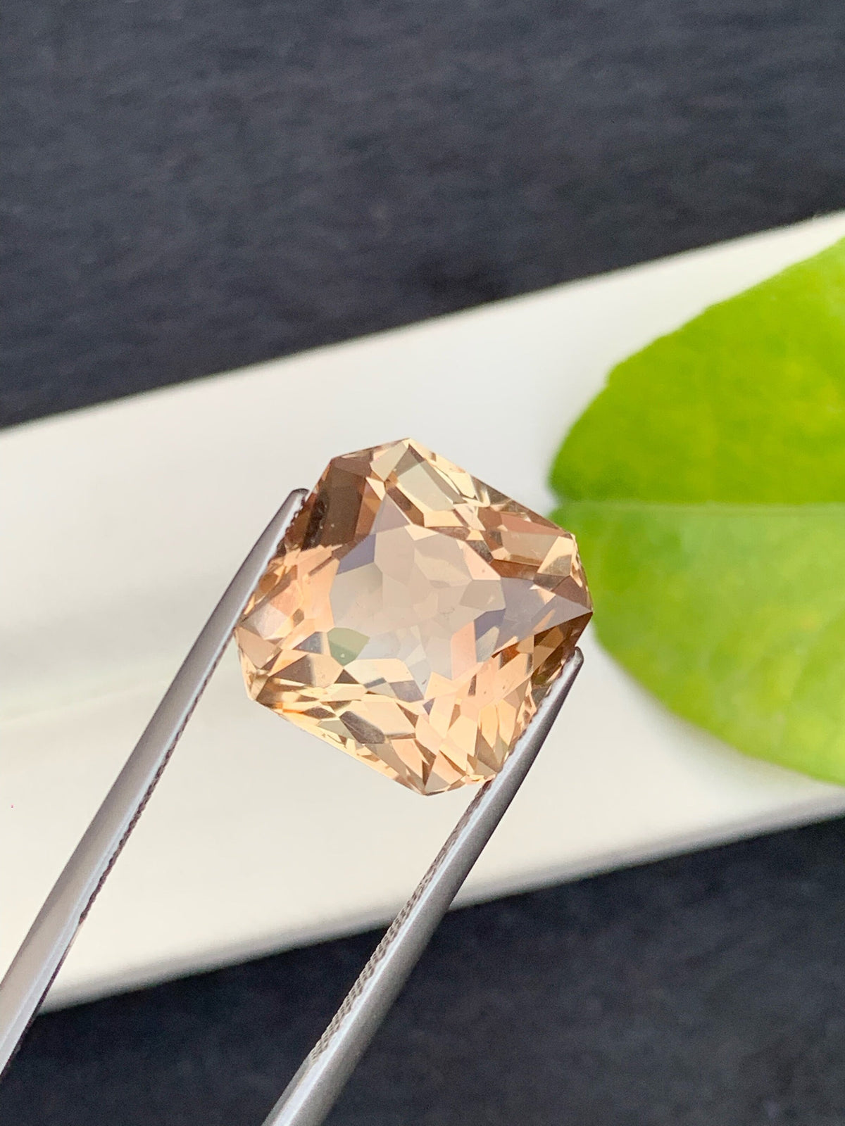 Sherry Topaz Gemstone: 13.50 CT Faceted Imperial Cut, November Birthstone