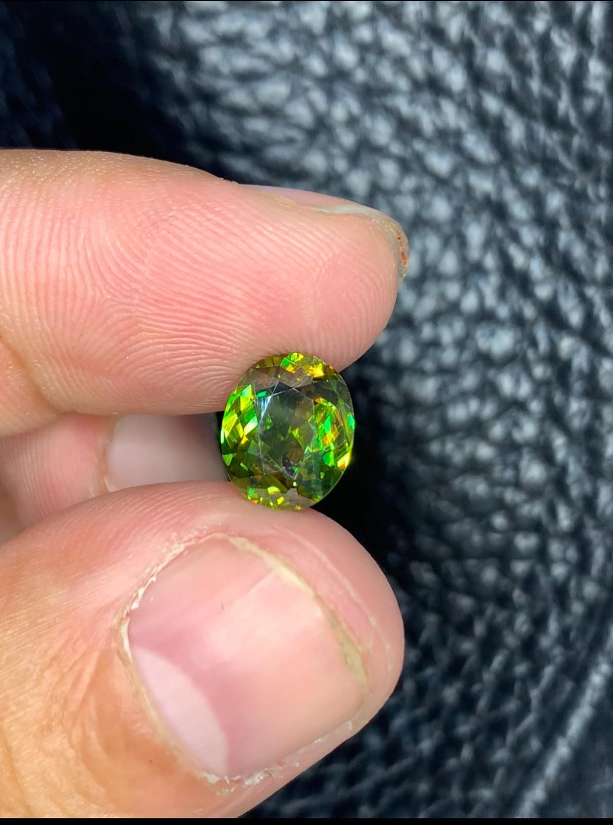 Chrome Sphene 2.10ct Oval Cut | Skardu Pakistan
