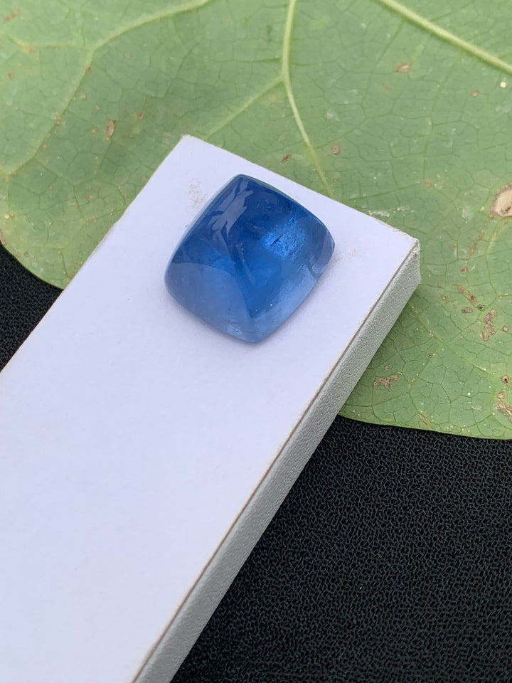 Deep Blue Aquamarine Sugar Loaf Cabochon: March Birthstone, 25.95 Carat