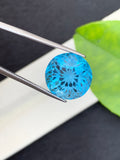 Swiss Blue Topaz Gemstone: 16.50 CT Faceted Fancy Cut