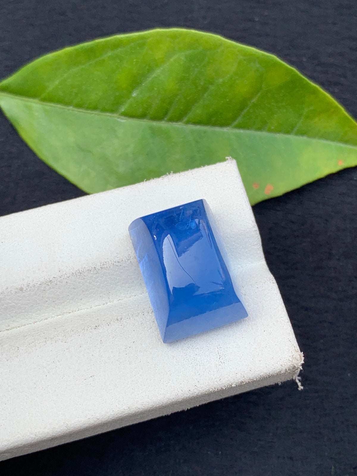 Santa Maria Aquamarine Cabochon: 23.5 Carat Sugarloaf Gemstone