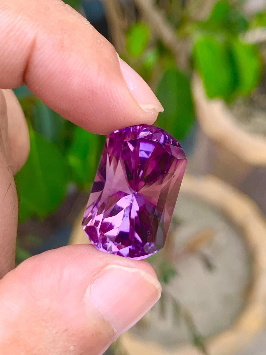 Amethyst 23.20ct Fancy Cut Purple Gemstone from Brazil