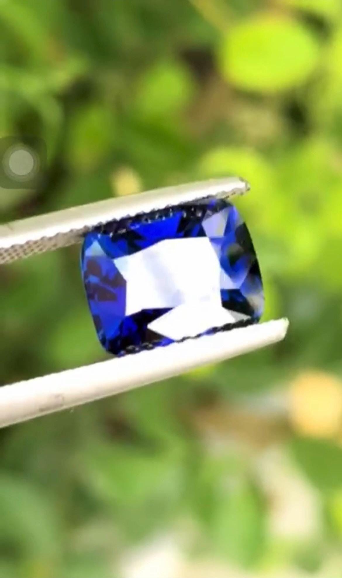 Royal Blue Sapphire 5.00 Carat Rectangular Cushion Fancy Cut- No Heat Loose Gemstone