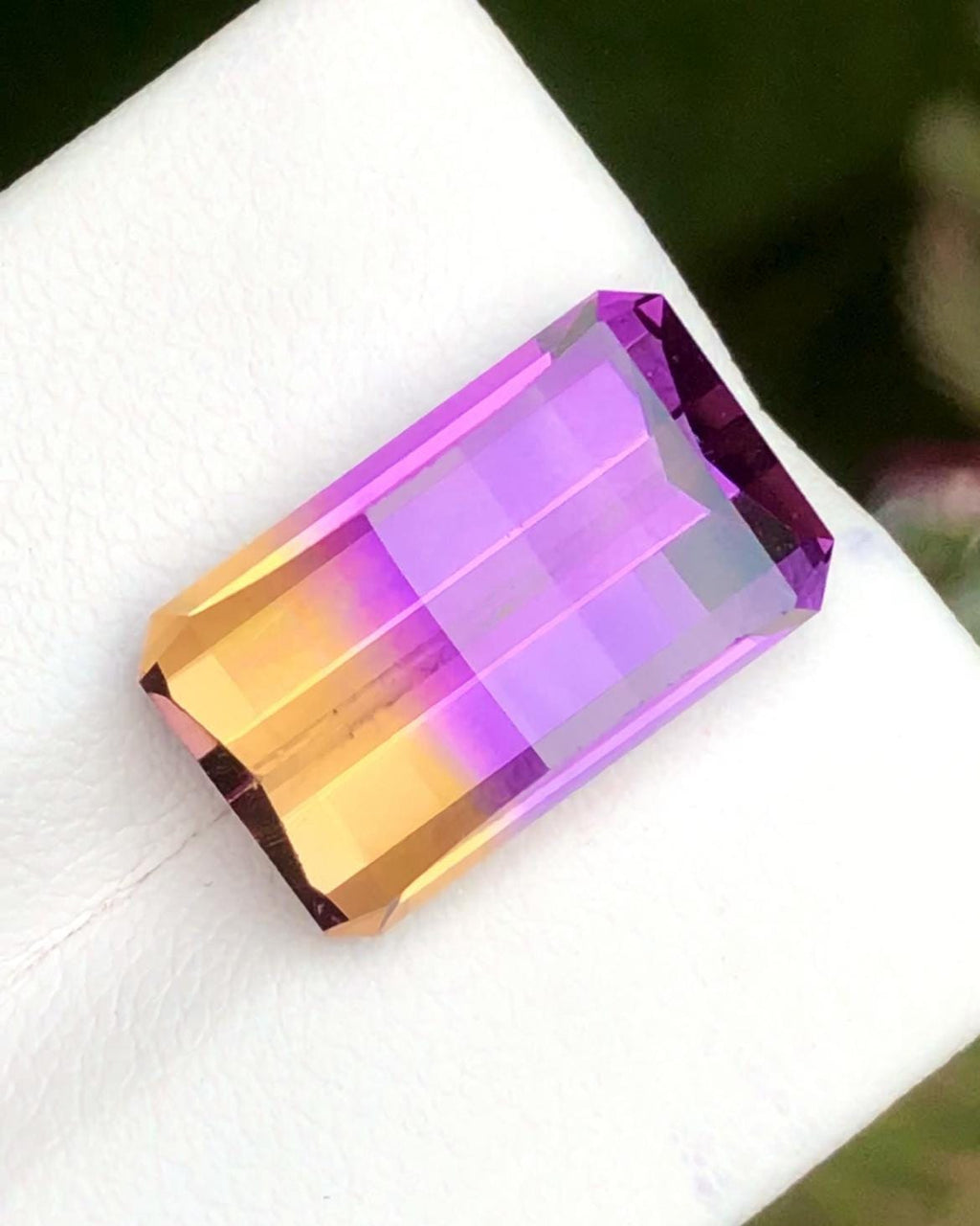 Ametrine 11 Carat Pixel Cut Loose Gemstone – from Brazil