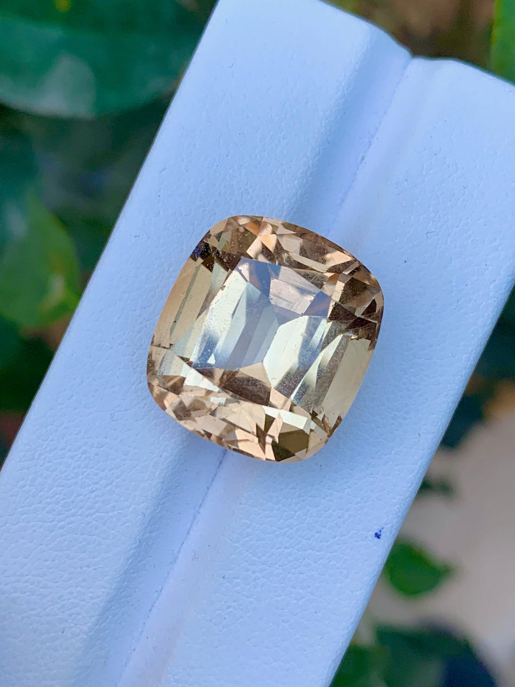 Golden Yellow Topaz: 34.45 CT Cushion Cut Loose Gemstone