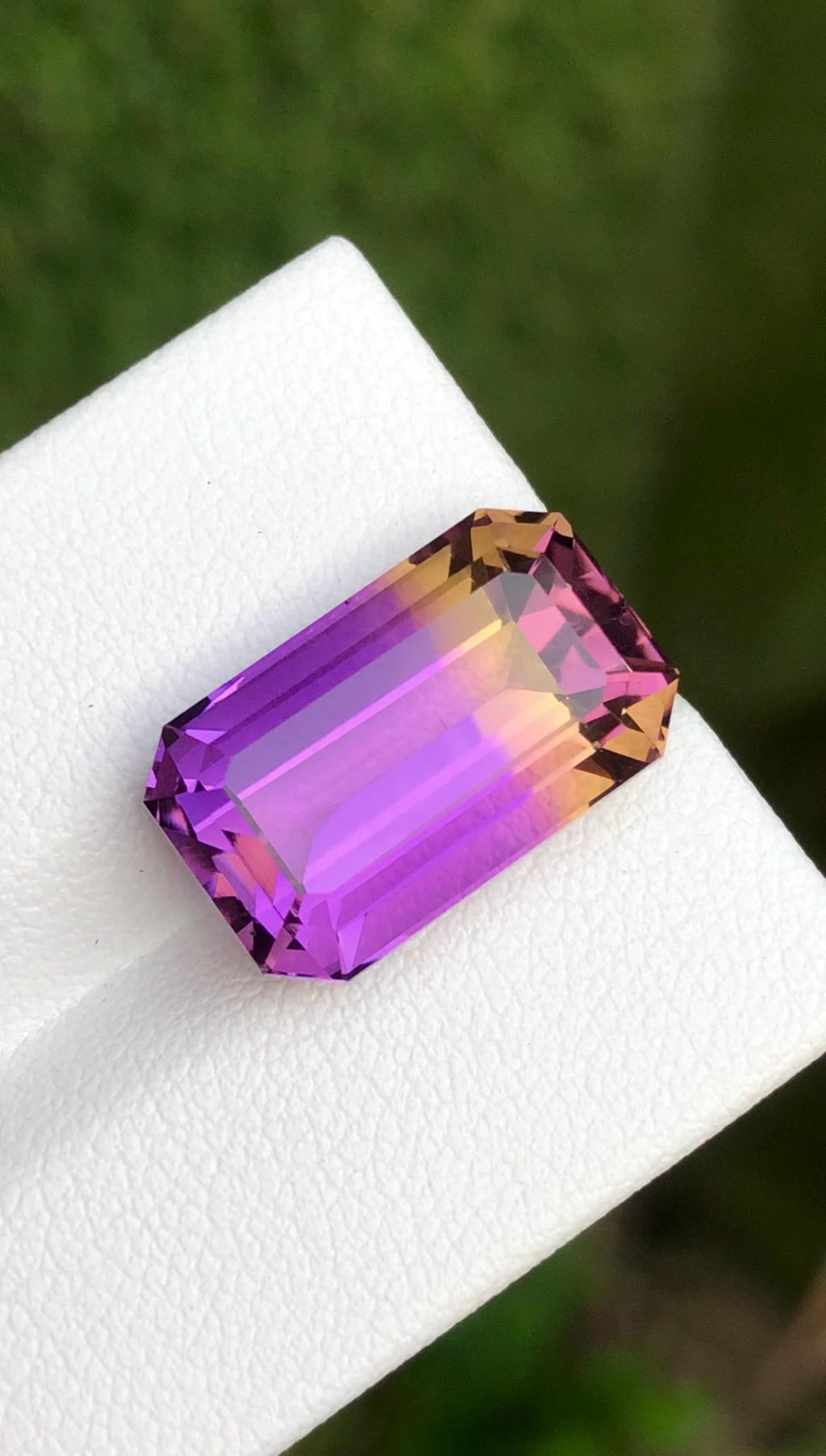 Ametrine 10.55ct Emerald Cut • Bi-Color Gemstone from Bolivia