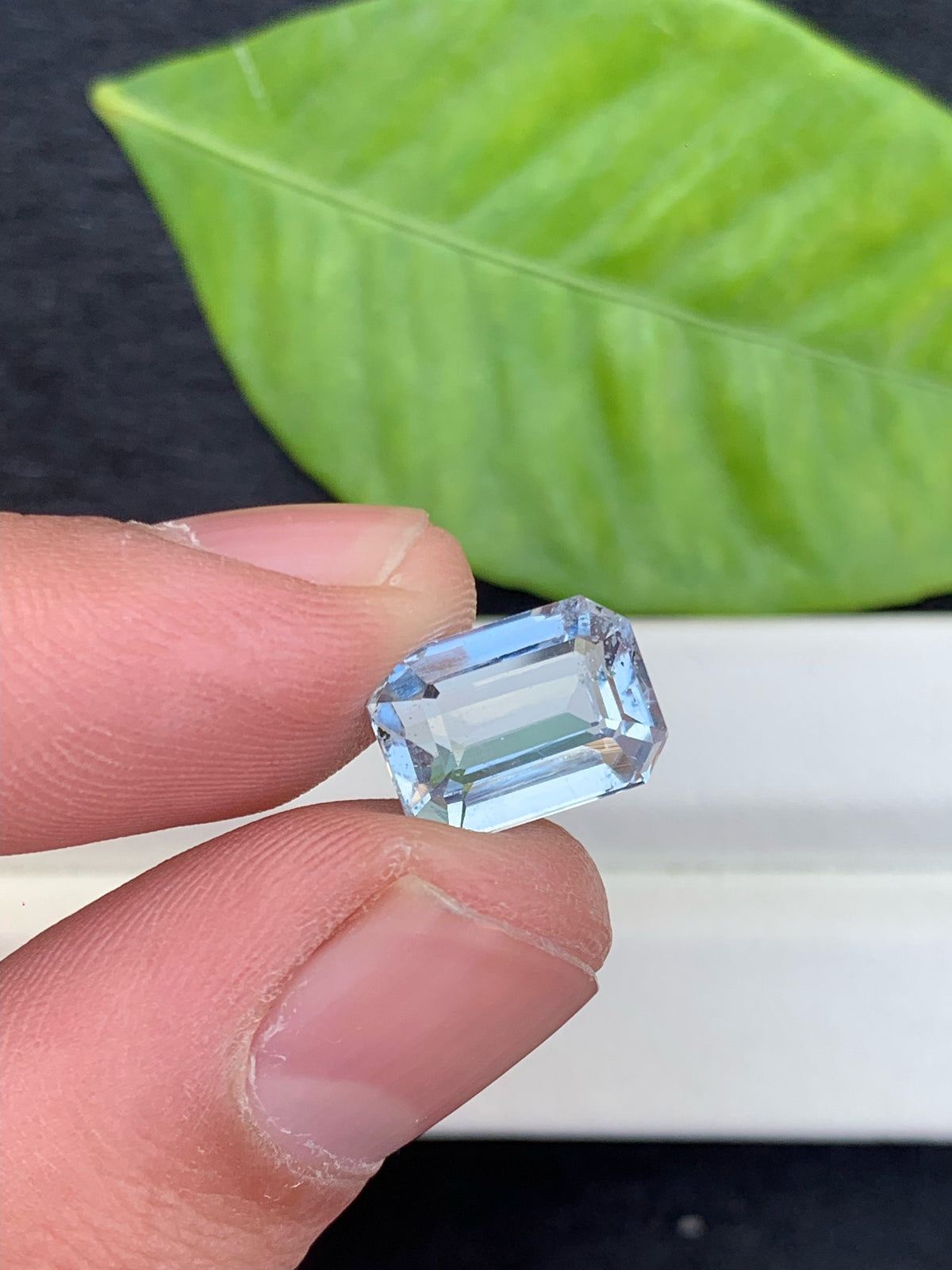 Santa Maria Aquamarine Gemstone: 5.95 CT Emerald Cut Loose Gem