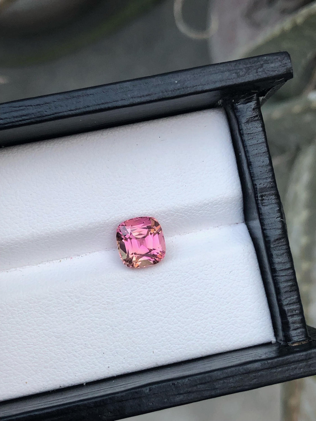 Natural Pink Tourmaline Gemstone: 2.25 CT Cushion Cut, Afghanistan Origin