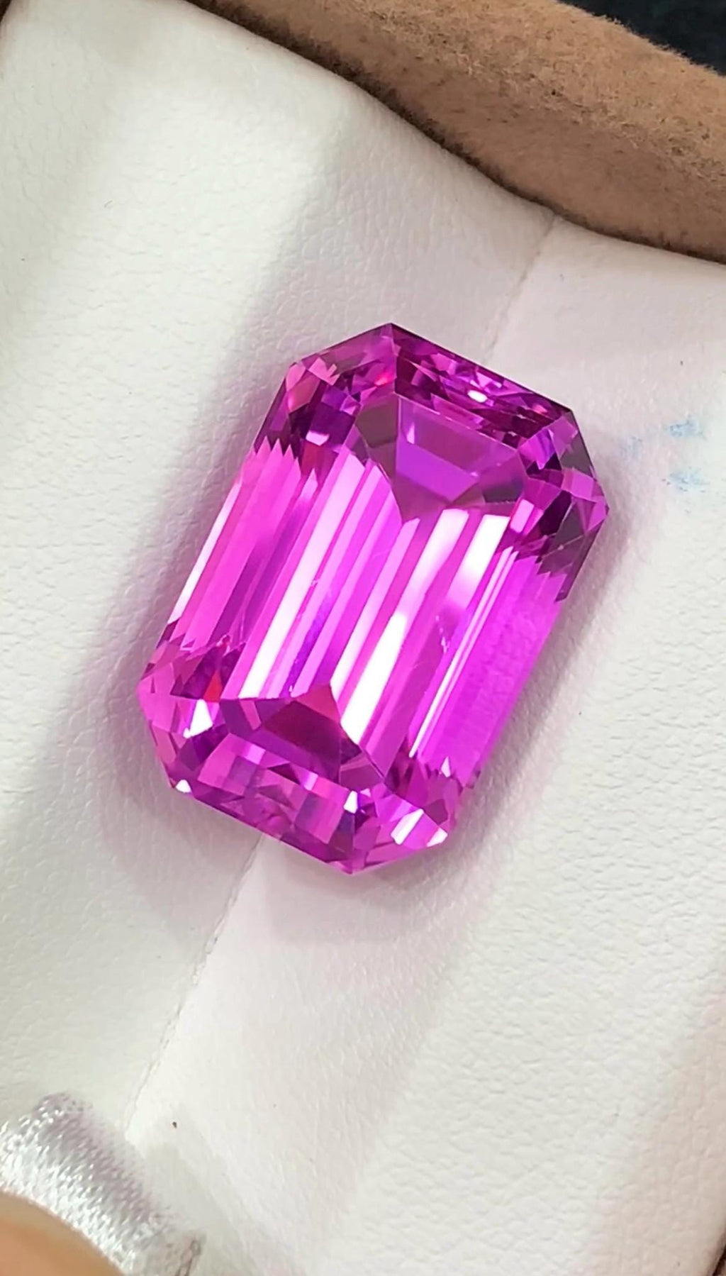 Pink Kunzite 35.40 Carat Emerald Cut Loose Gemstone from Afghanistan