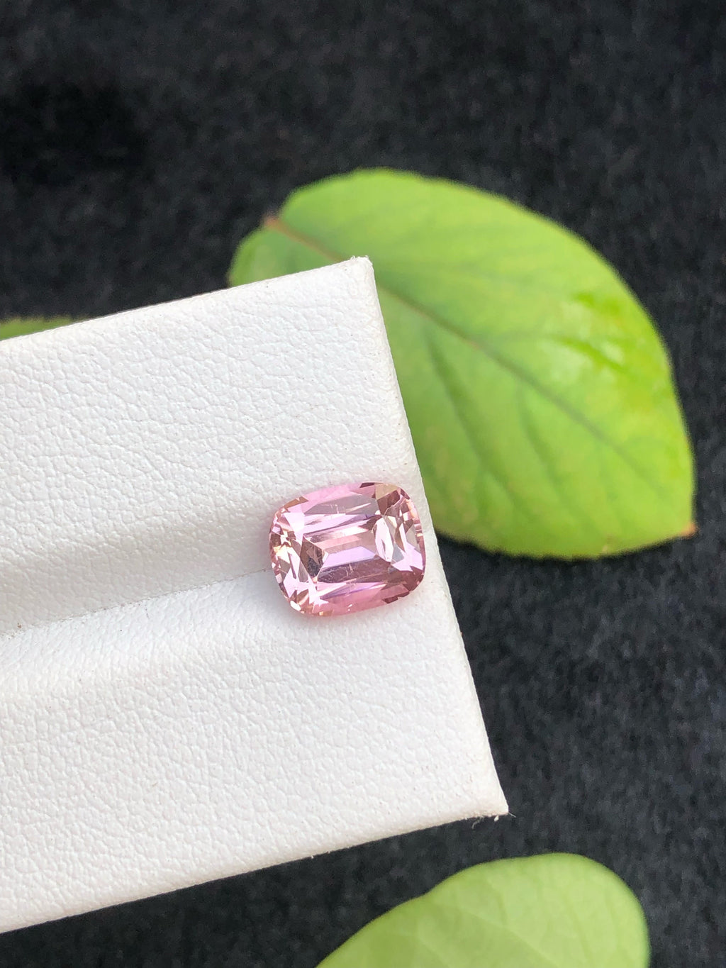Natural Carnation Pink Tourmaline Gemstone: Cushion Cut, Afghanistan Origin