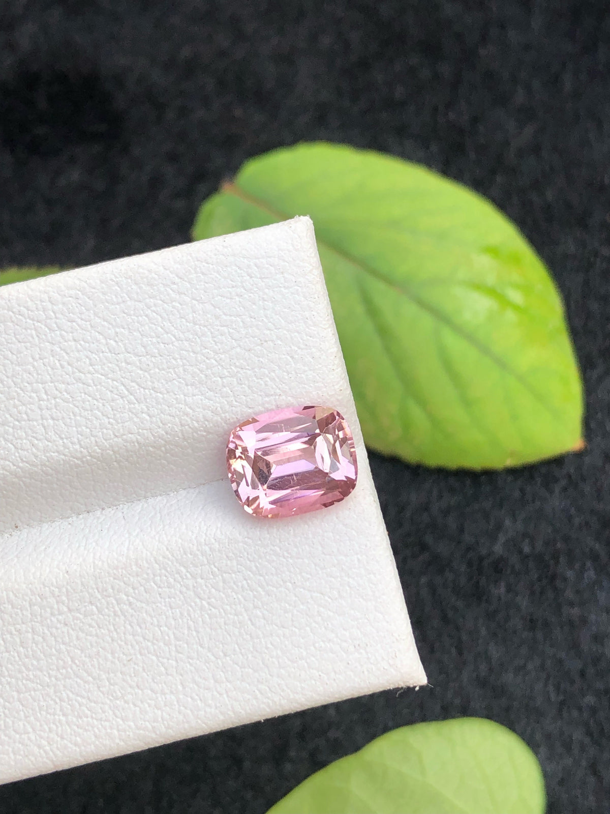 Natural Carnation Pink Tourmaline Gemstone: Cushion Cut, Afghanistan Origin