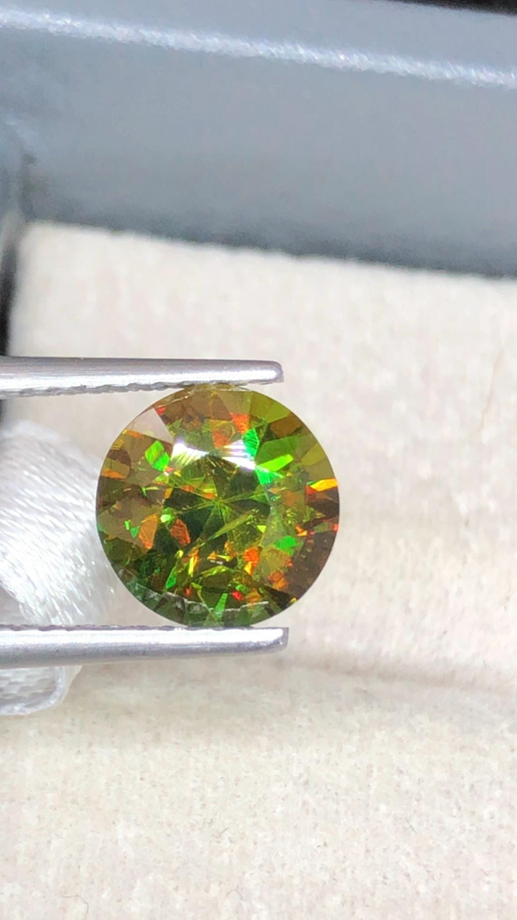 Chrome Sphene 2.10ct Round Cut From Madagascar