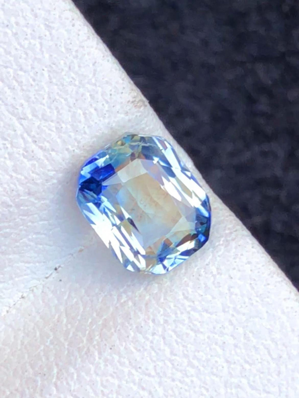 Parti Sapphire 2.10ct Cushion Cut • Sri Lanka No Heat