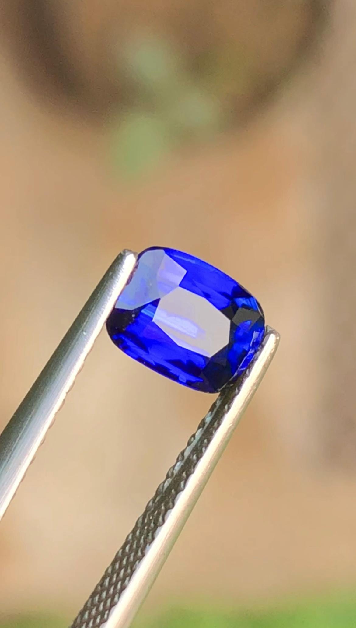 Royal Blue Sapphire 1.03ct Cushion Cut with Certificate – Madagascar Origin