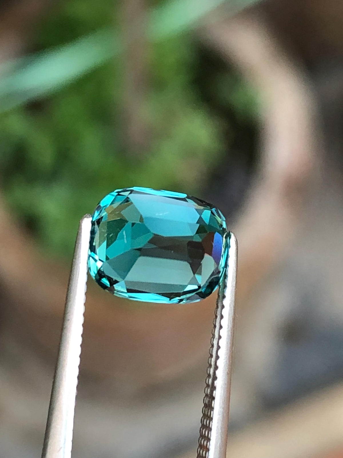 Natural Lagoon Tourmaline Cushion Cut – 2.70 Carat from Afghanistan