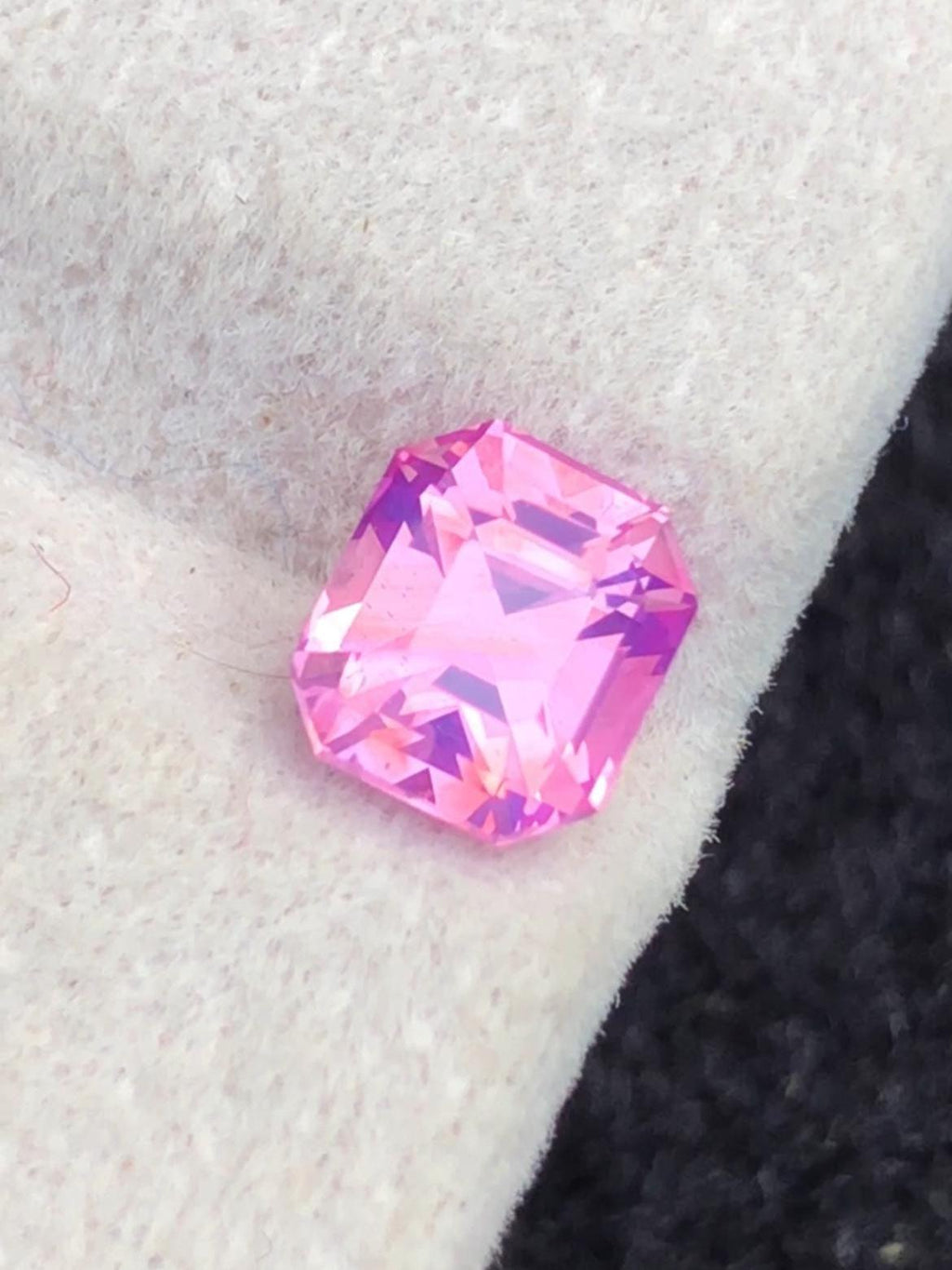 1.20ct Purple Pink Sapphire – No Heat Asscher Cut Gem, Madagascar