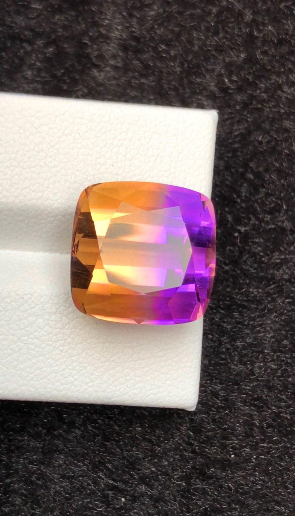 Bi-Color Ametrine 17.25ct Cushion Cut – Gemstone from Brazil