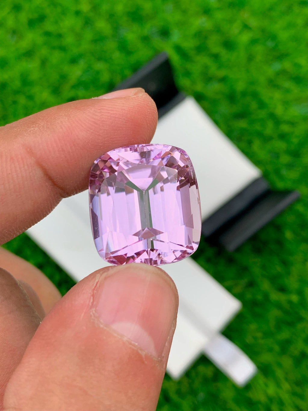 Pink Kunzite Stone For Jewelry Making, Faceted Kunzite Gemstone, 43.10 CT
