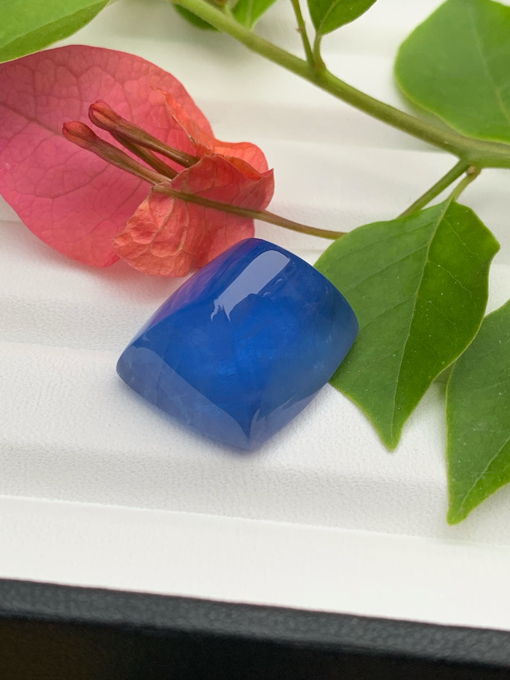 Deep Blue Aquamarine Cabochon: Santa Maria Gemstone, 38.35 CT