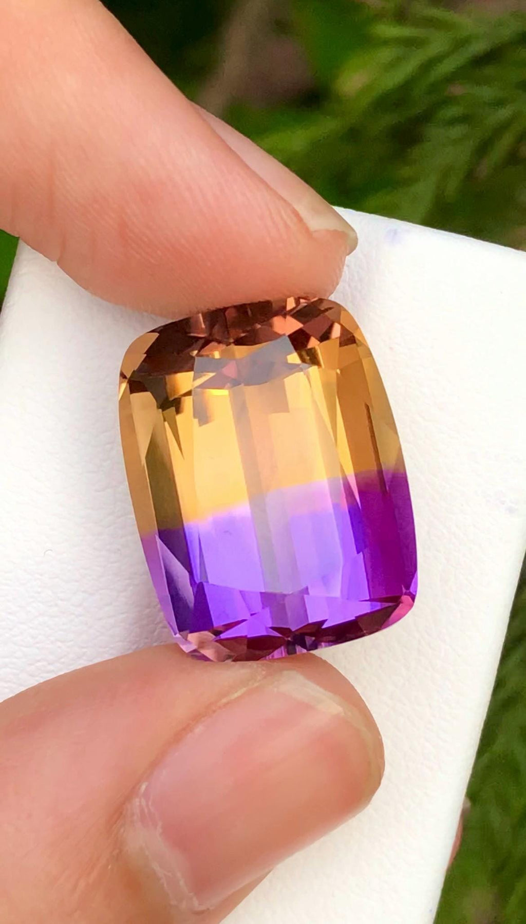 Bi-Color Ametrine 23.50 ct Cushion Cut – Gemstone from Brazil