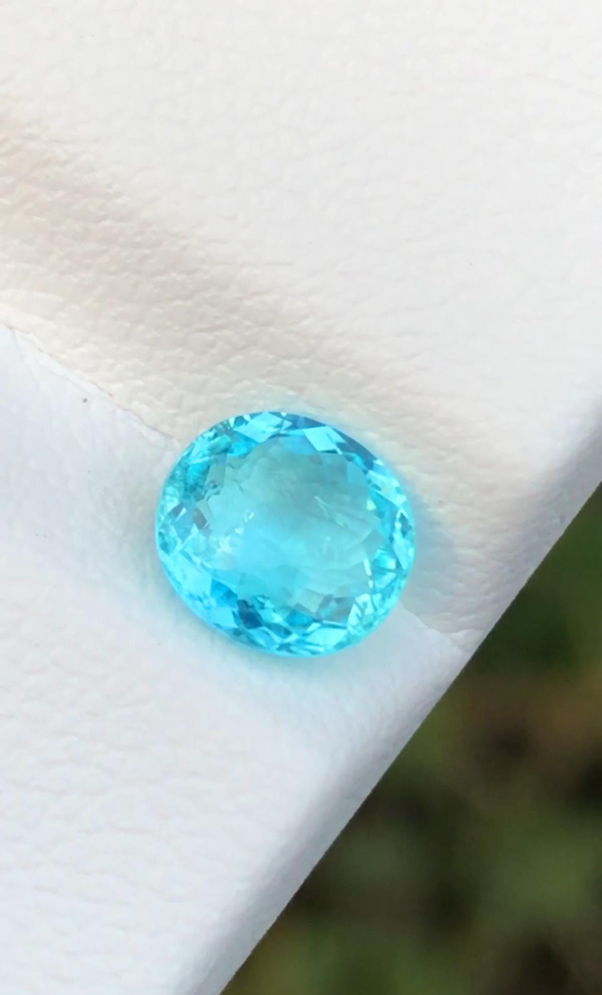AAA Paraiba Tourmaline Gemstone: Cushion Cut, 0.90 CT Loose Stone