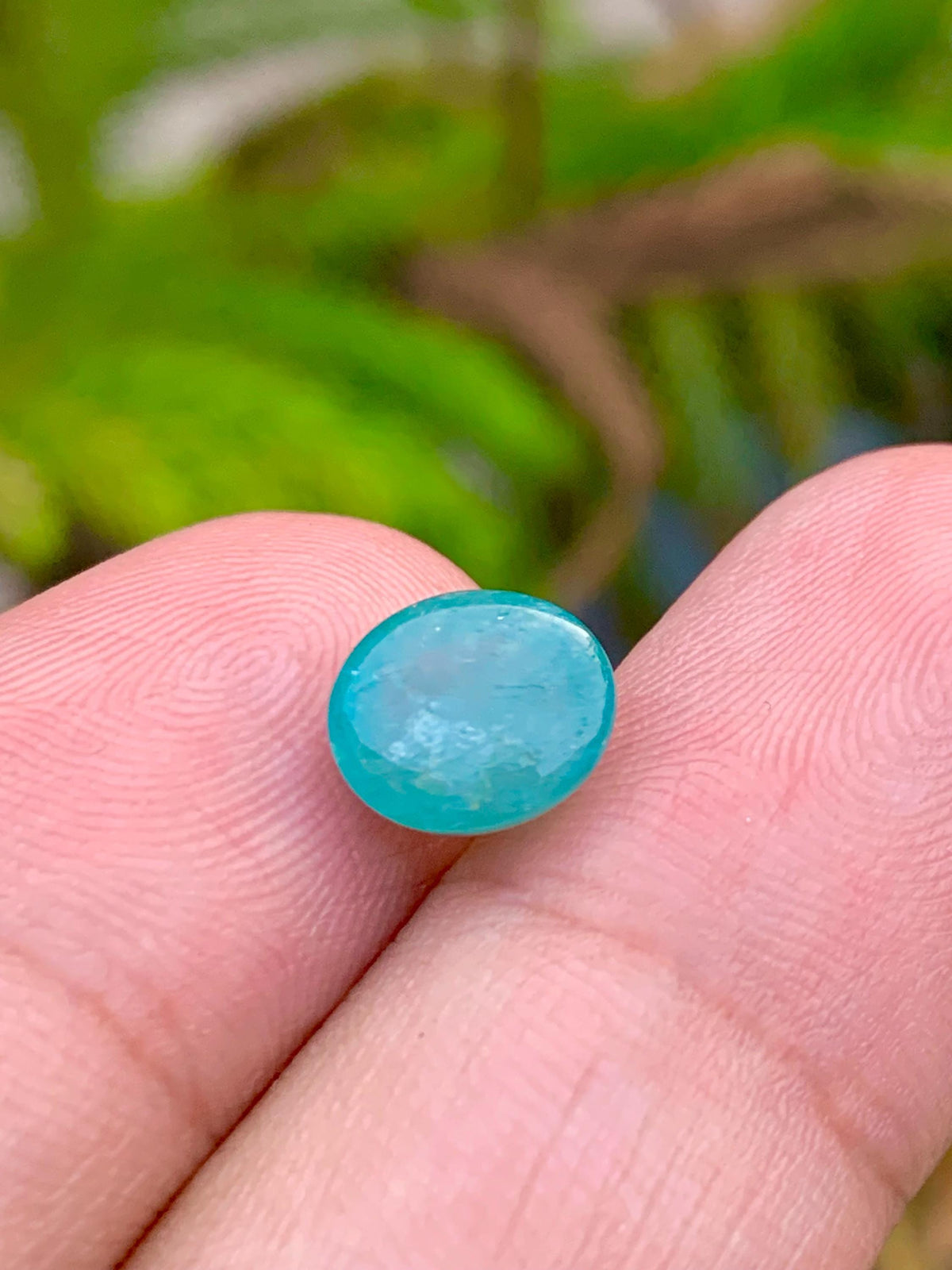 Grandidierite Gemstone Cabochon: Rare Bluish-Green Jewelry Stone, 13.15 CT